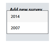 Select year